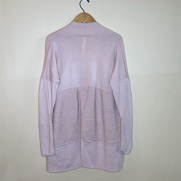 Lululemon Light Pink Merino Wool Wrap Cardigan Sweater Womens Size 10 - Picture 6 of 11